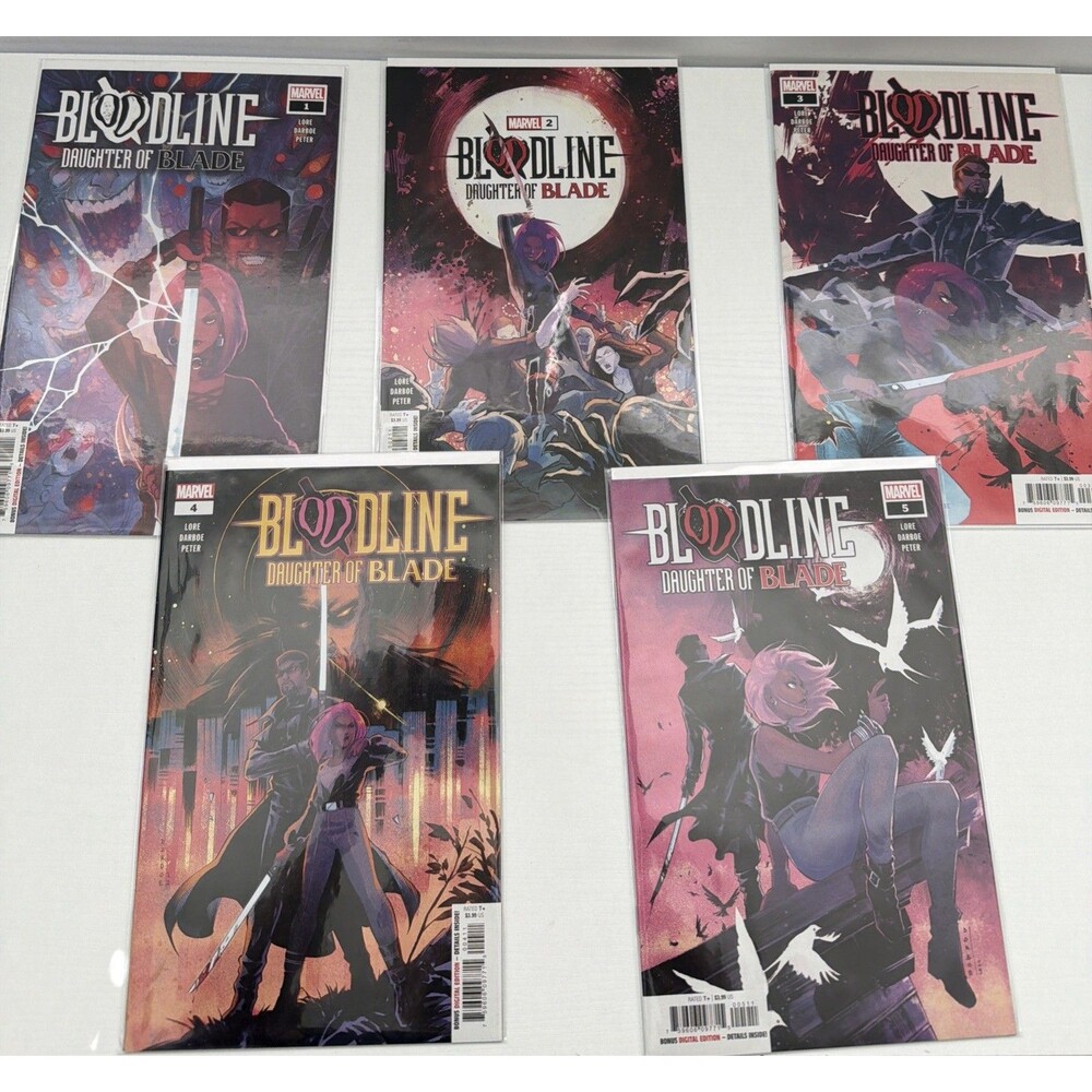 Bloodline Daughter of Blade 1-5 Complete Lot Set 2023 w/ Bag And Board